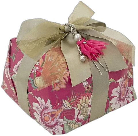 RUSTICHELLA PANETTONE CREMA PASTICCERA W/TOSCHI CHERRIES 1KG LTD ED #10052