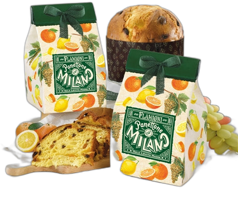 FLAM PANETTONE MILANO ALTO 500G HERTIAGE BAG #3731