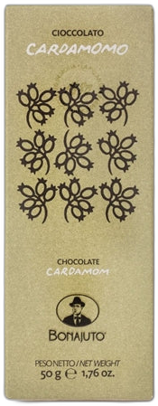 BONAJUTO CHOCOLATE W/CARDAMOM 65% 50G