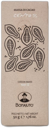 BONAJUTO CHOCOLATE 100% CACAO 50G