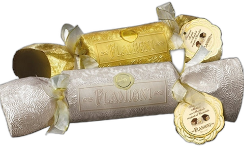 FLAM TORRONCINI SOFT ALMOND ASSTD GOLD/SILVER BONBON 200G #143
