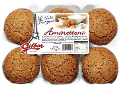 GILBER BISCUITS AMARETTONI 300G #168
