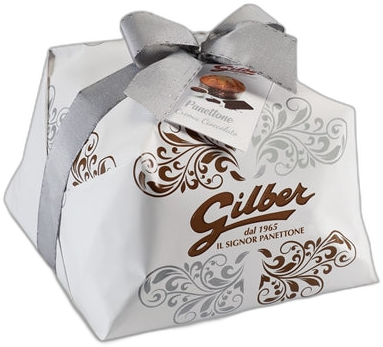 GILBER PANETTONE DARK CHOC CREAM H/WRAP 1KG #757