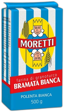 Moretti - Polenta Bramata Bianca (White Corn) 500g