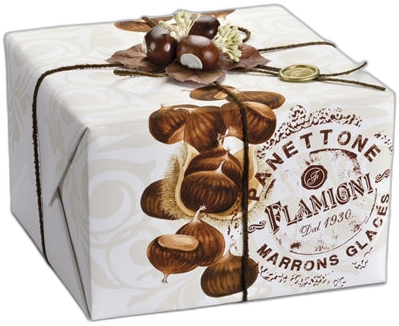 FLAM PANETTONE MARRONS GLACES 1KG #3721