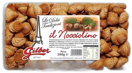 GILBER BISCUITS NOCCIOLINI 200G #156