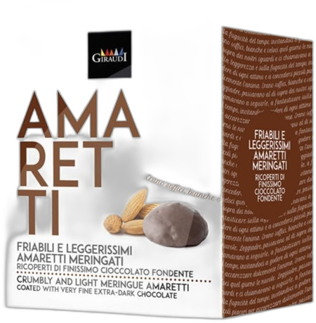 GIRAUDI AMARETTI CHOCOLATE COATED 250G