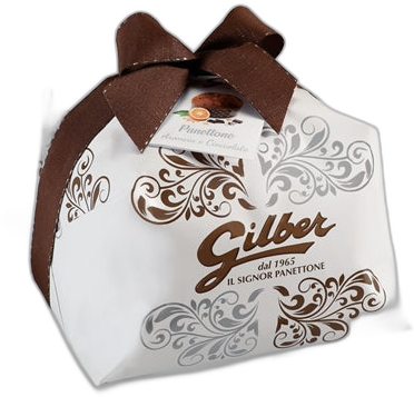 GILBER PANETTONE ORANGE & CHOCOLATE 1KG H/WRAP #734