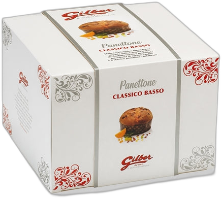 GILBER PANETTONE CLASSICO BASSO 1KG GIFT BOX #832