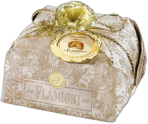 FLAM PANETTONE MILANO SILVER H/WRAP 1KG #3616