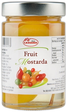 Lazzaris - Mostarda di Cremona Whole Fruit 360g