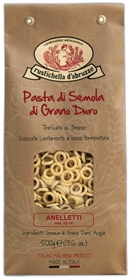 Rustichella - Anelletti (Pasta Rings) 500g