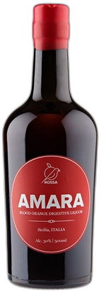 Rossa Sicily - Amara Blood Orange Liqueur Mignon 100ml