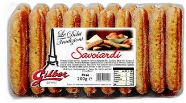 GILBER BISCUITS SAVOIARDI 200G #150
