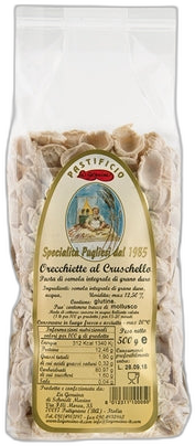 La Genuina - Orecchiette Integrali (Wholemeal) Pasta 500g